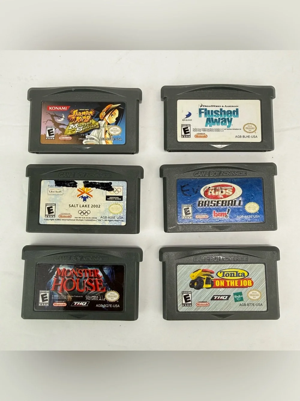 Lot Of 6 Nintendo Game Boy Advance Games Untested